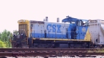 CSX 1117 switches a cut of cars